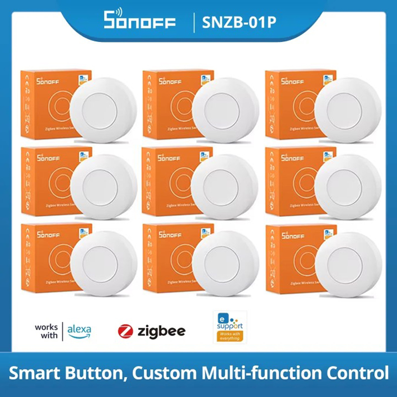 Sonoff - SONOFF Zigbee SNZB-01P Draadloze schakelaarknop Smart