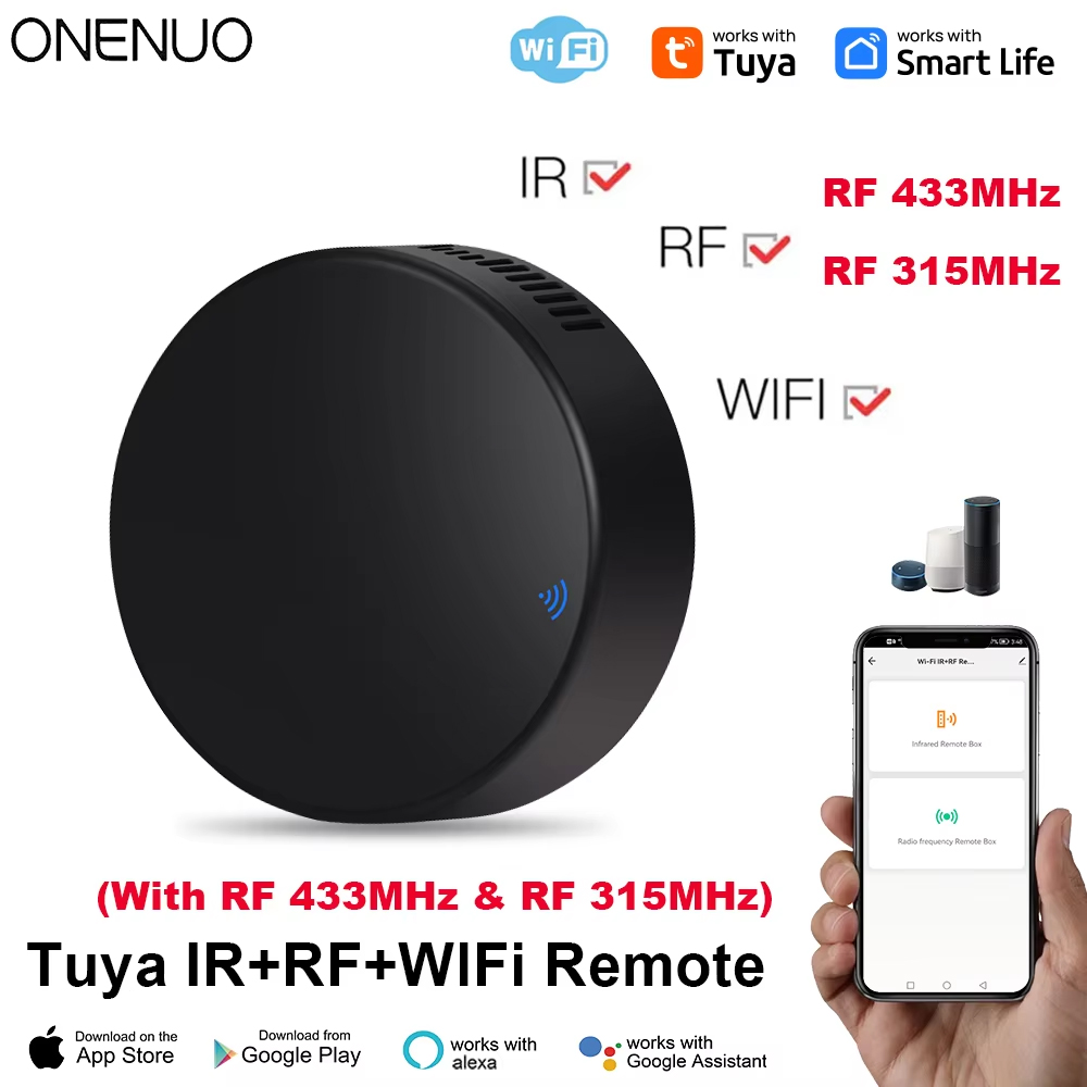 Home Assistant Tuya - Tuya WiFi RF IR-afstandsbediening 433 MHz