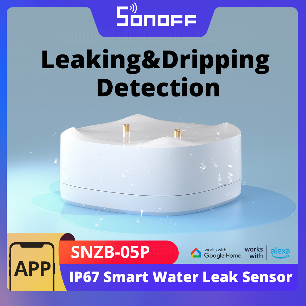 Sonoff Basic - SONOFF SNZB-05P Zigbee slimme waterleksensor Lekkende