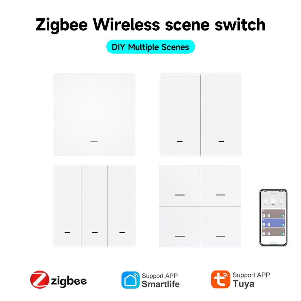 Sonoff Basic - Tuya ZigBee 3.0 slimme scèneschakelaar Draadloos