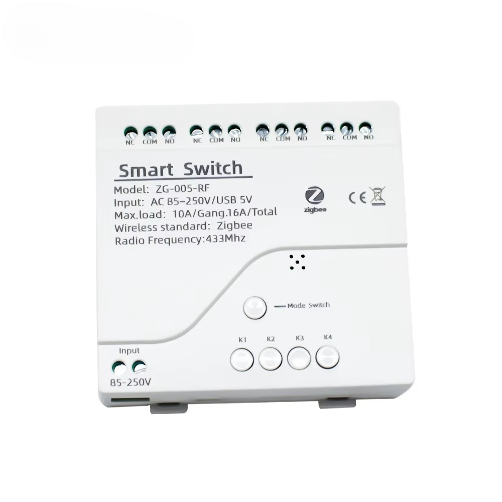 Tuya Smart - Tuya 4CH Zigbee Schakelrelaismodule USB 5V