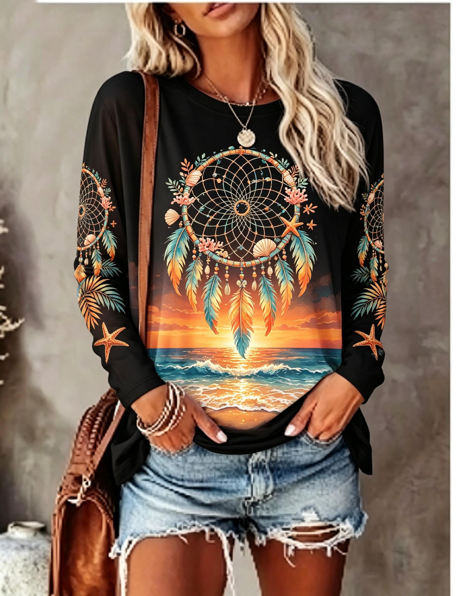 Dames T-shirt met ronde hals e - Shelly recensie en prijs