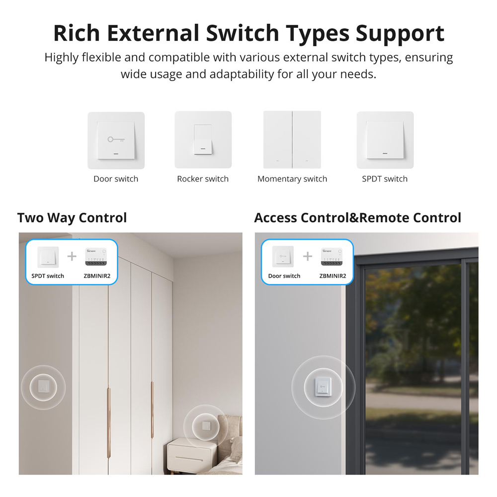 SONOFF ZBMINIR2 Zigbee Smart S - Sonoff Basic recensie en prijs