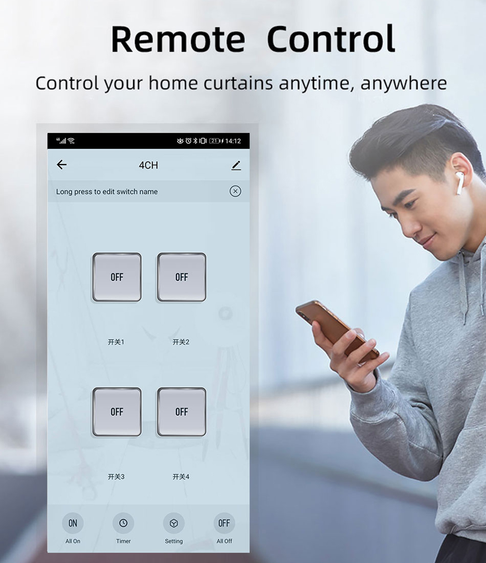 Tuya 4CH Zigbee Schakelrelaism - Tuya Smart recensie en prijs